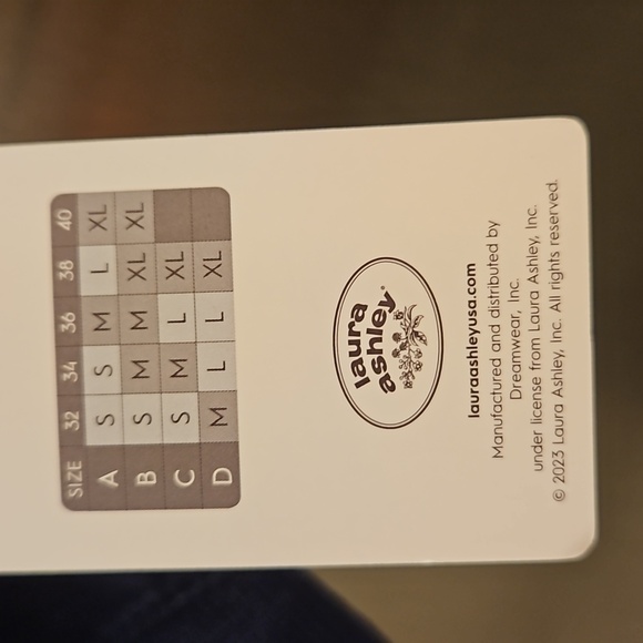 💕LAURA ASHLEY Padded Lace Back Bralettes (3 Pk) Navy Blue Pink White Small NWT - Picture 13 of 15